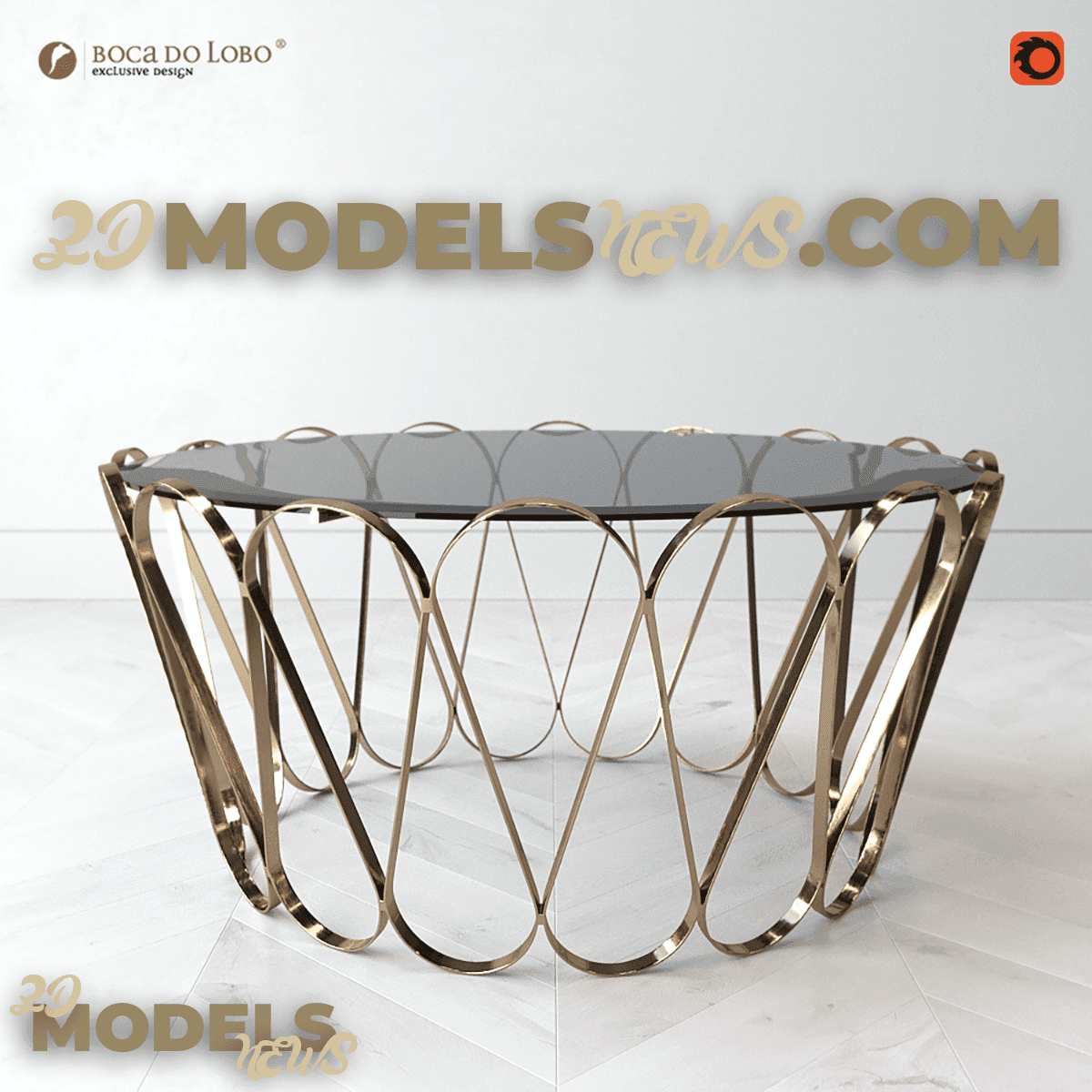 Boca Do Lobo Aquarius Center Table Model 1