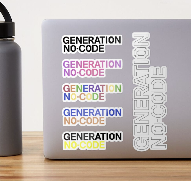 Generation No-CODE - 6 stickers Sticker Pack