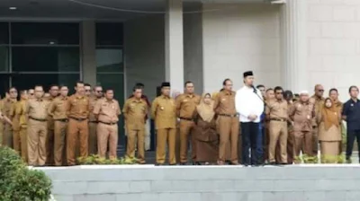 Pimpin Apel Gabungan ASN, Wako Erman Safar Ucapkan Banyak Terimakasih