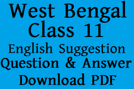 HS Class 11 English Suggestion 2023