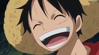 ワンピースアニメ ゾウ編 769話 ルフィ 笑顔 可愛い Monkey D. Luffy | ONE PIECE Episode 769