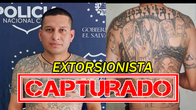 El Salvador: Atrapan a peligroso extorsionista de la Mara Salvatrucha en San Miguel