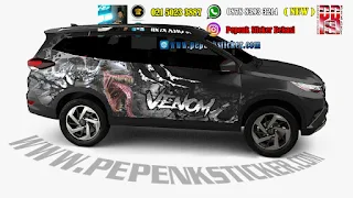 Mobil,Cutting Sticker,Venom,all new rush,Terios,jakarta,Bekasi,