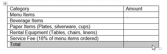 ऍम एस वर्ड 2013 में टेबल में सुधार कैसे करें [Correction of tables in MS Word 2013]