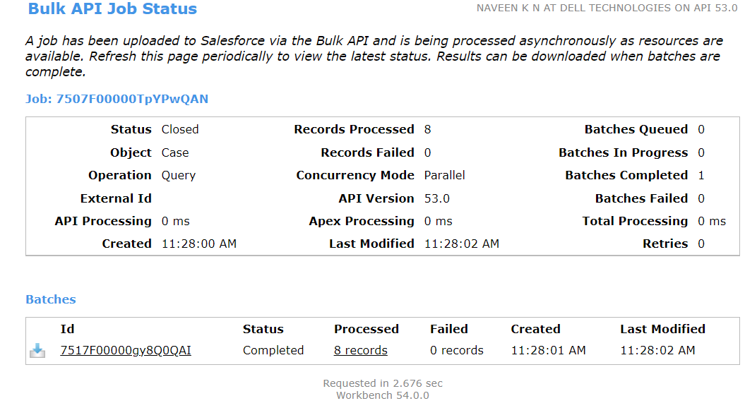 salesforce workbench