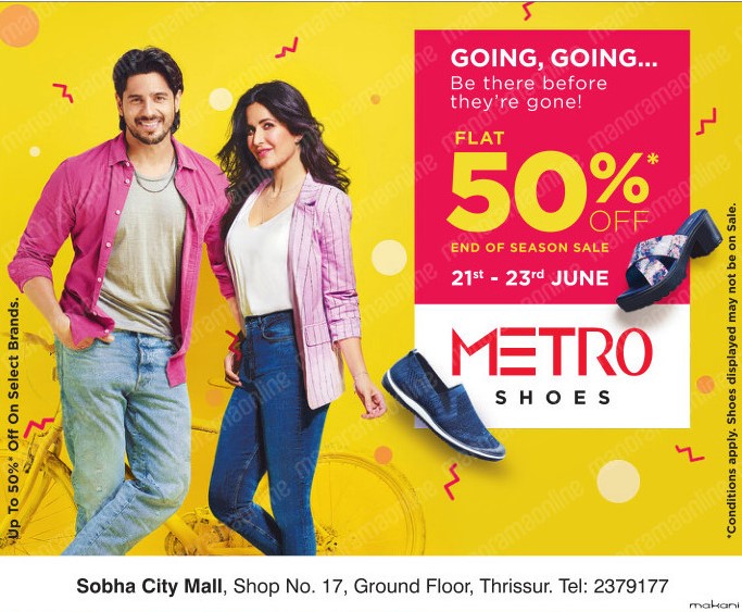 footwear ads, katrina kaif ads, shoe ads, metro shoes, chappal ads, news paper ads, footwear ads ideas, offer ads