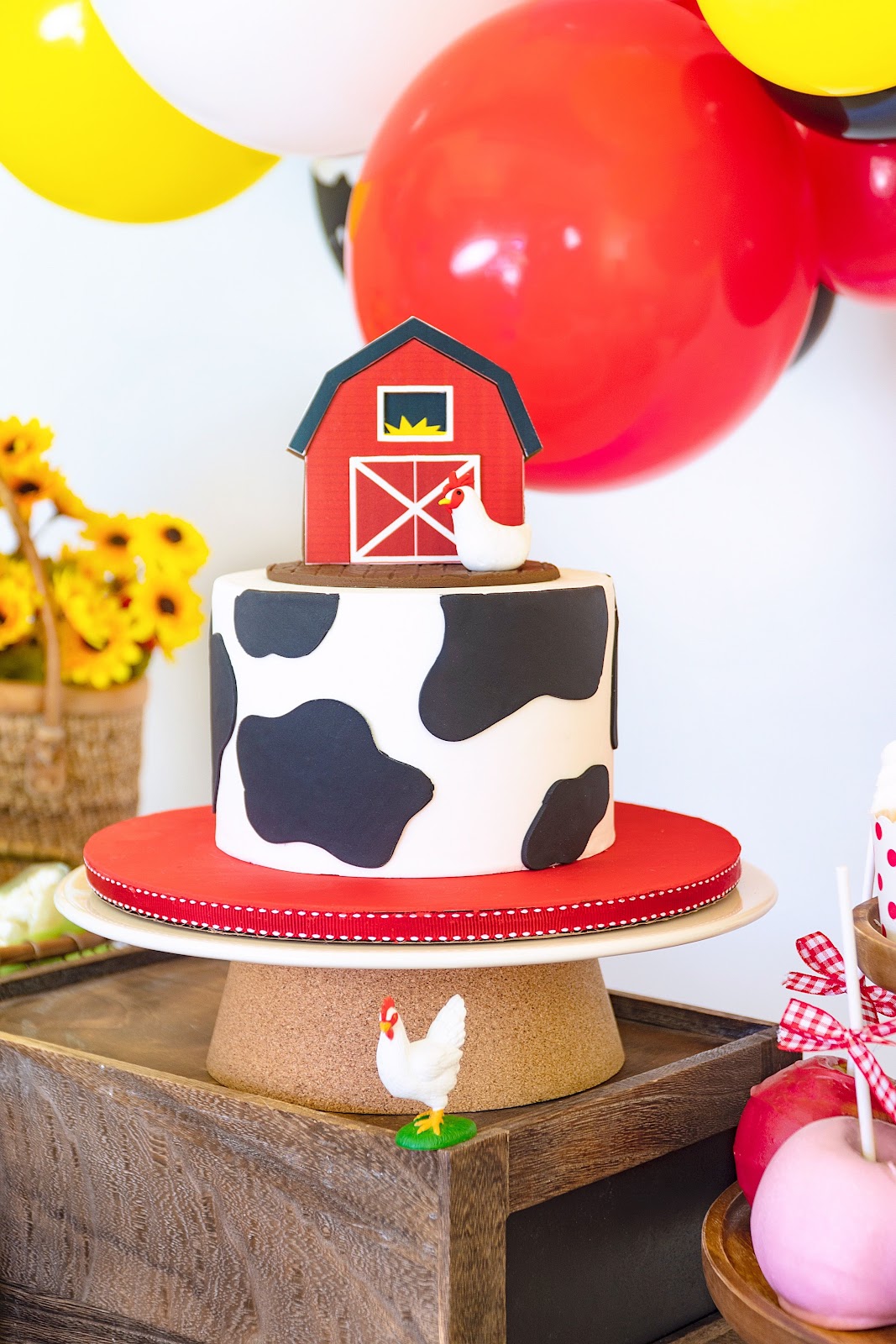 farm birthday cake ideas