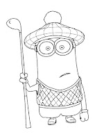 Minions coloring page