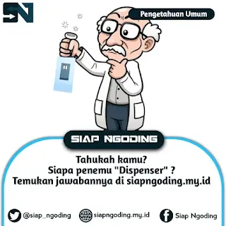 Siapa penemu dispenser?