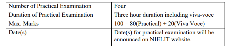 o level practical exam scheme