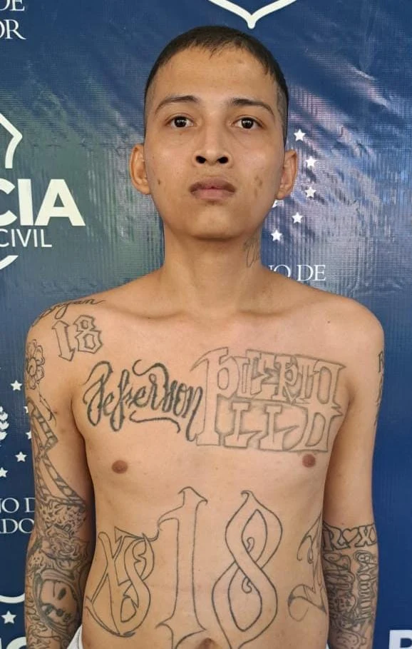 El Salvador: Capturan a alias «Misterio», peligroso delincuente delinquía y colaboraba en la pandilla 18S