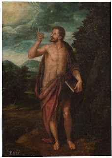 Saint John the Baptist Late XVI century. Oil on panel.