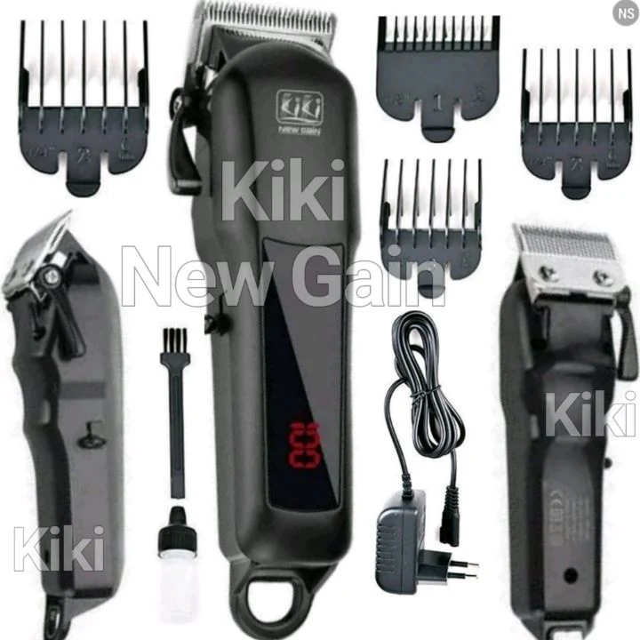 Kiki NG-888B Hair Clippers: Rechargeable Shaver, Trimmer and Hair Grooming Kit - New Gain Haircut Tool with Digital LED Display