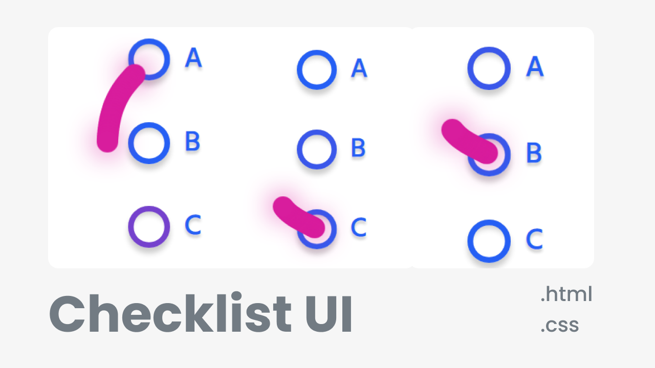 Checklist UI