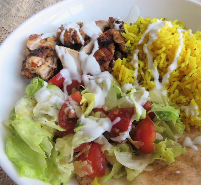 Chicken and Rice, street cart style