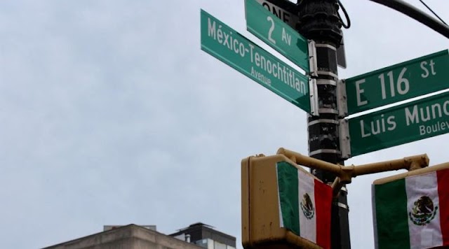 Nueva York tiene su avenida México-Tenochitlan