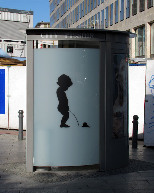 City Pissoir, public toilet, Breitscheidplatz, Charlottenburg, Berlin