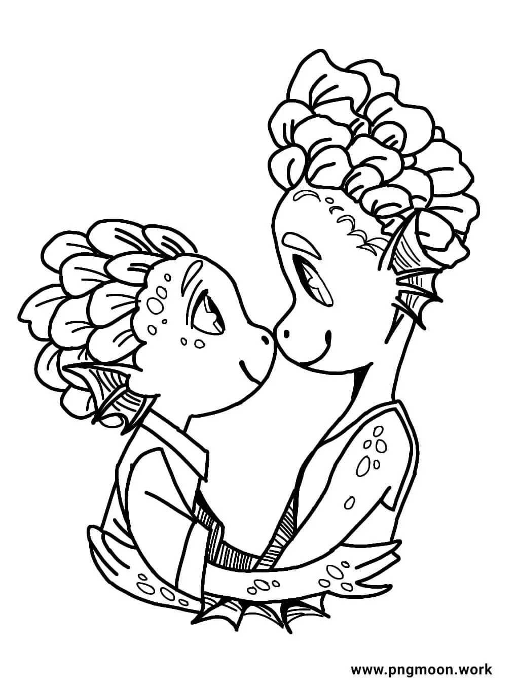 luca and alberto coloring page