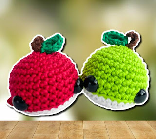 PATRON GRATIS BALLENA MANZANA AMIGURUMI 48083 🐋🍎🍏