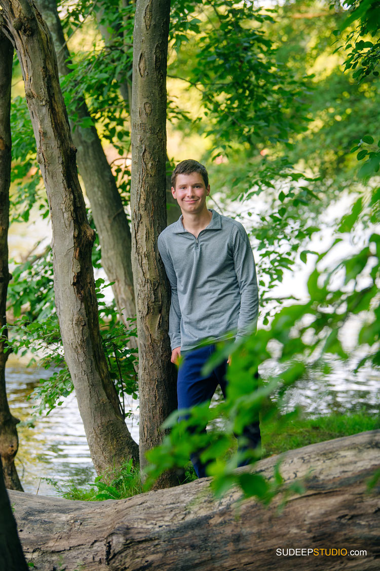 Huron High School Senior Pictures for Guys Nichols Arboretum by Ann Arbor Senior Portrait Photography