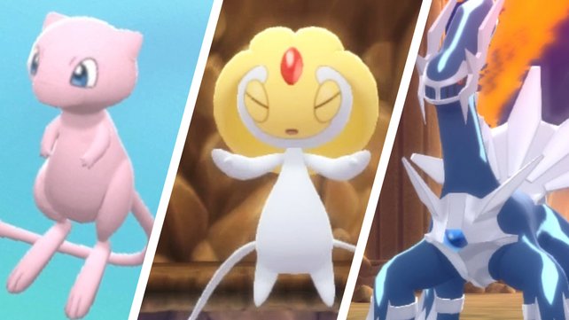 Pokémon Radiant Diamond & Luminous Pearl Legendary Pokémon: Vesprit, Cresselia, Mewtu & Co. to catch