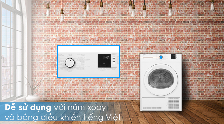 Dễ dàng thao tác với bảng điều khiển tiếng Việt