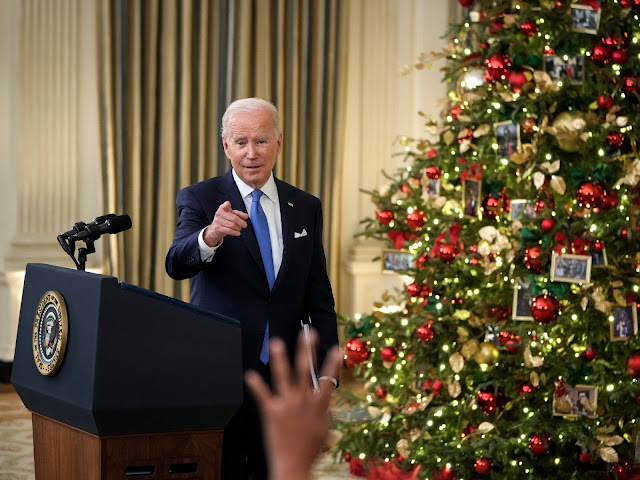 President Joe Biden asks student-loan borrowers to 'do their part' in preparing for payments to resume on May 1 as pressure for broad cancellation ramps up again
