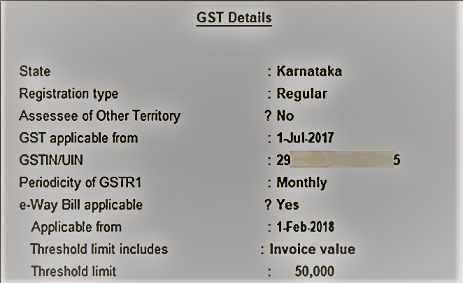 how to activate gst in tally