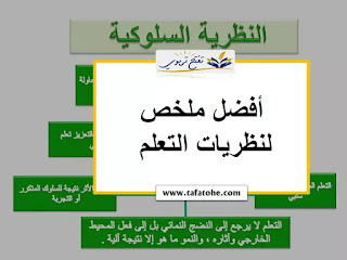 أفضل ملخص لنظريات التعلم في علوم التربية