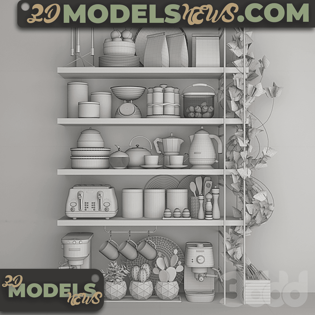 Other kitchen accessories model set 009 5