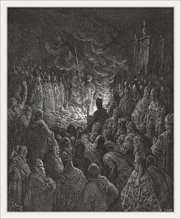 Cru021_Barthelemi Undergoing the Ordeal of Fire_Gustave Dore