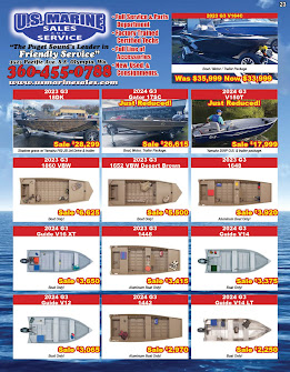 US Marine Sales & Service Carries Yamaha Marine, Weldcraft, Lund, G3 & Suncatcher Pontoons!