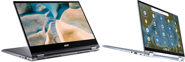 Acer Chromebook Spin 514 CP514-1H-R22Q vs Asus Chromebook Flip Z3400FT-AJ0111