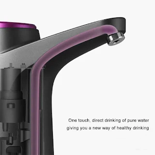 Water Jug Pump Electric Water Bottle Pump USB Charging Automatic Drinking Water Pump Universal 5 Gallon Bottle Portable Water Dispenser hown - store