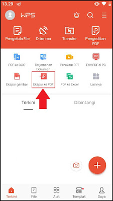 Cara Mengubah File Word ke PDF di Smartphone (hp) dengan Aplikasi WPS