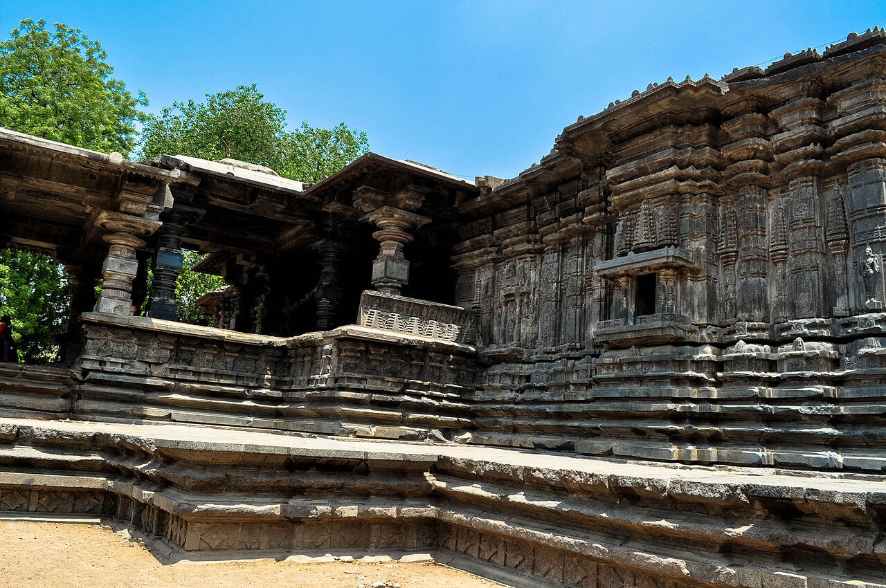 Thousand Pillar Temple in Warangal dedicated to Lord Shiva - Destroyed by the Mughal Empires during Islamic invasion