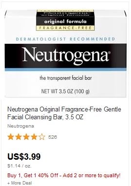 FREE Neutrogena Facial Cleansing Bar at CVS