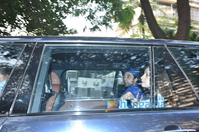 Ranbir Kapoor and Alia Bhatt spotted at old Dharma office in Khar photos.