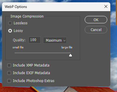 Export WebP pada Photoshop cc 2024
