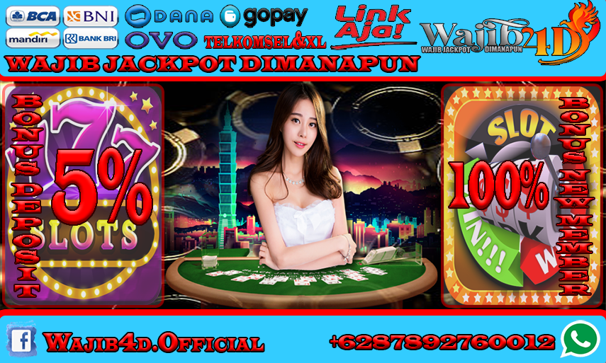 WAJIB4D MENYAJIKAN PERMAINAN PERJUDIAN SLOT ONLINE TANPA MELAKUKAN DEPOSIT