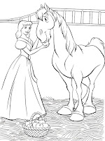 Cinderela coloring page