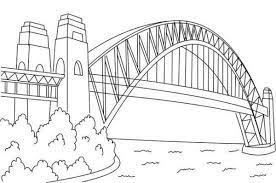 bridge coloring pages