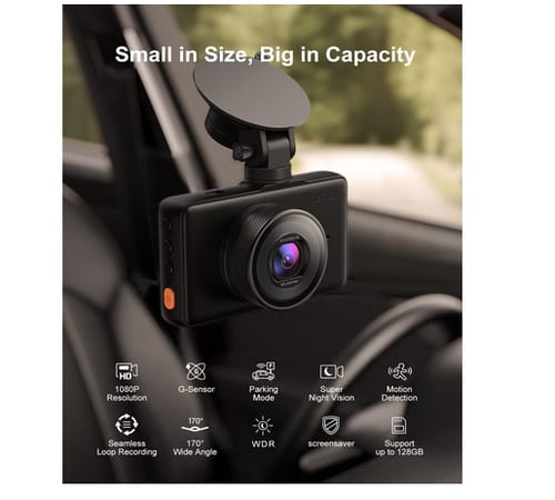iZEEKER GD100 1080P Super Night Vision Car Dash Camera