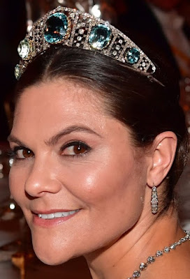 aquamarine kokoshnik tiara sweden crown princess margaret victoria