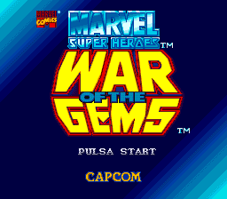 Descarga Rom Marvel Super Heroes - War of the Gems.zip En Español Super Nintendo SNES