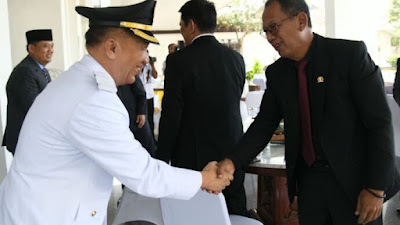 Ketua DPRD Lampung Hadiri Pelantikan Pj Bupati Tanggamus