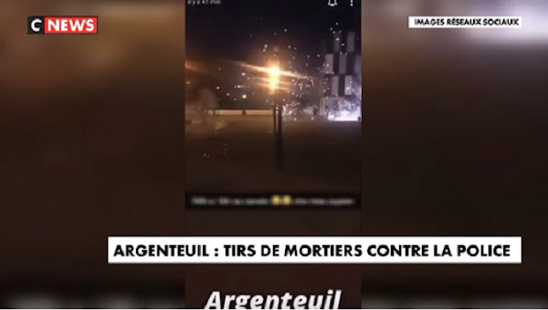 [VIDEO] ARGENTEUIL : LA POLICE VISÉE PAR DES TIRS DE MORTIERS