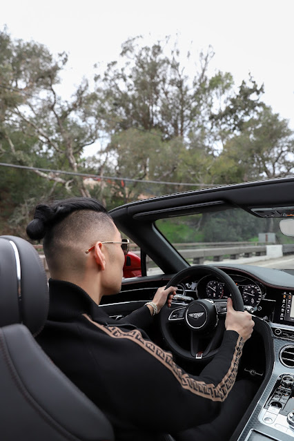 Leo Chan of Levitate Style with Bentley Continental CT Speed Convertible