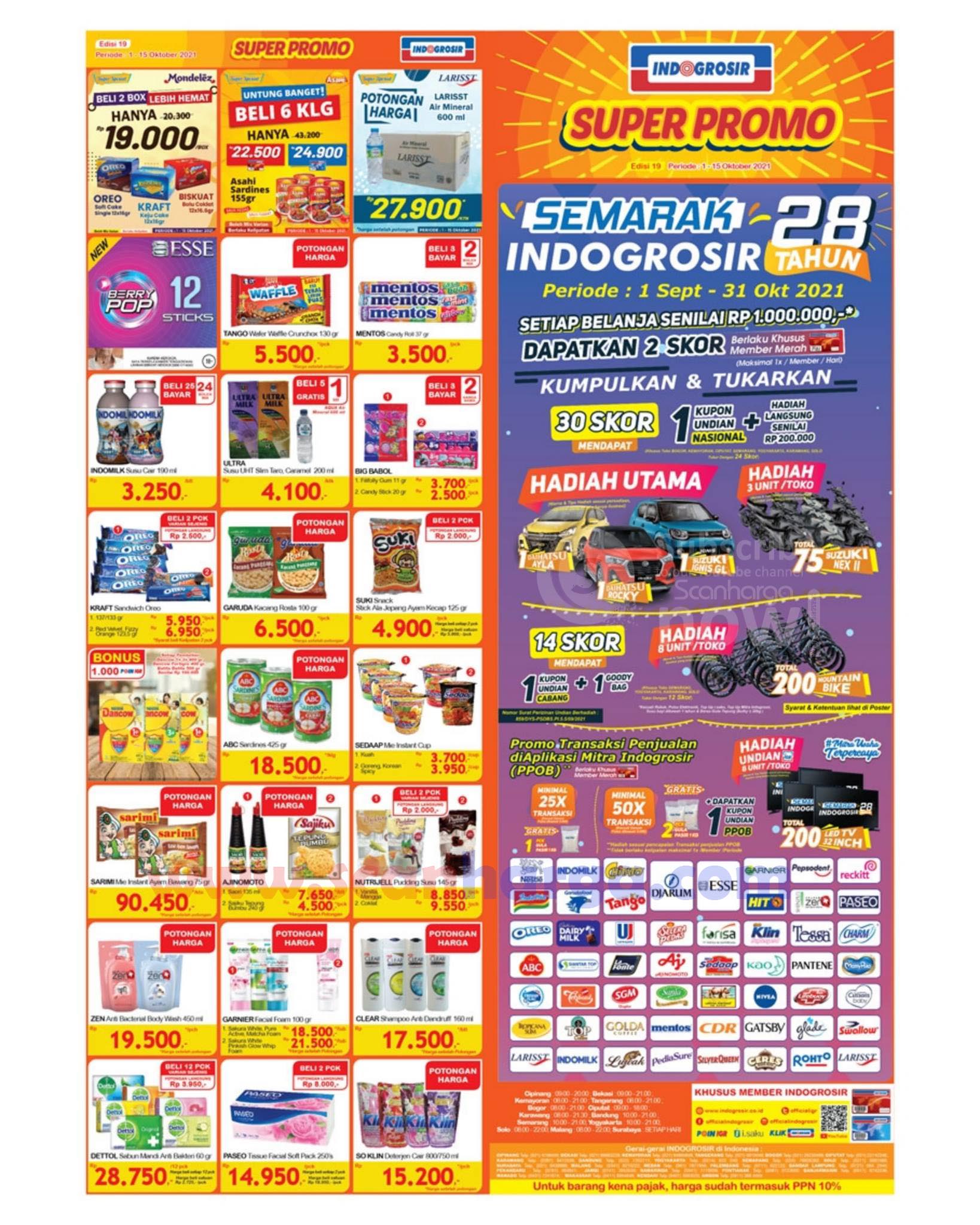 Katalog INDOGROSIR Super Promo Periode 1 - 15 Oktober 2021 1