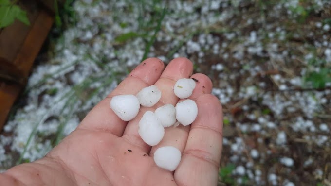 Bozkır'a Dolu ve Sarıoğlan bölgesine yoğun yağmur yağdı.